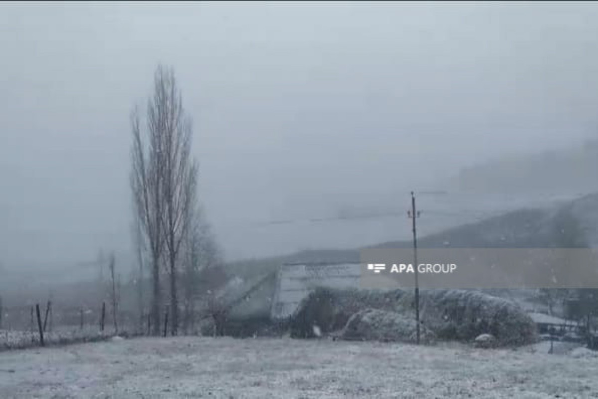 В северном регионе и Нахчыванской АР в горах выпал снег -ВИДЕО-ОБНОВЛЕНО 