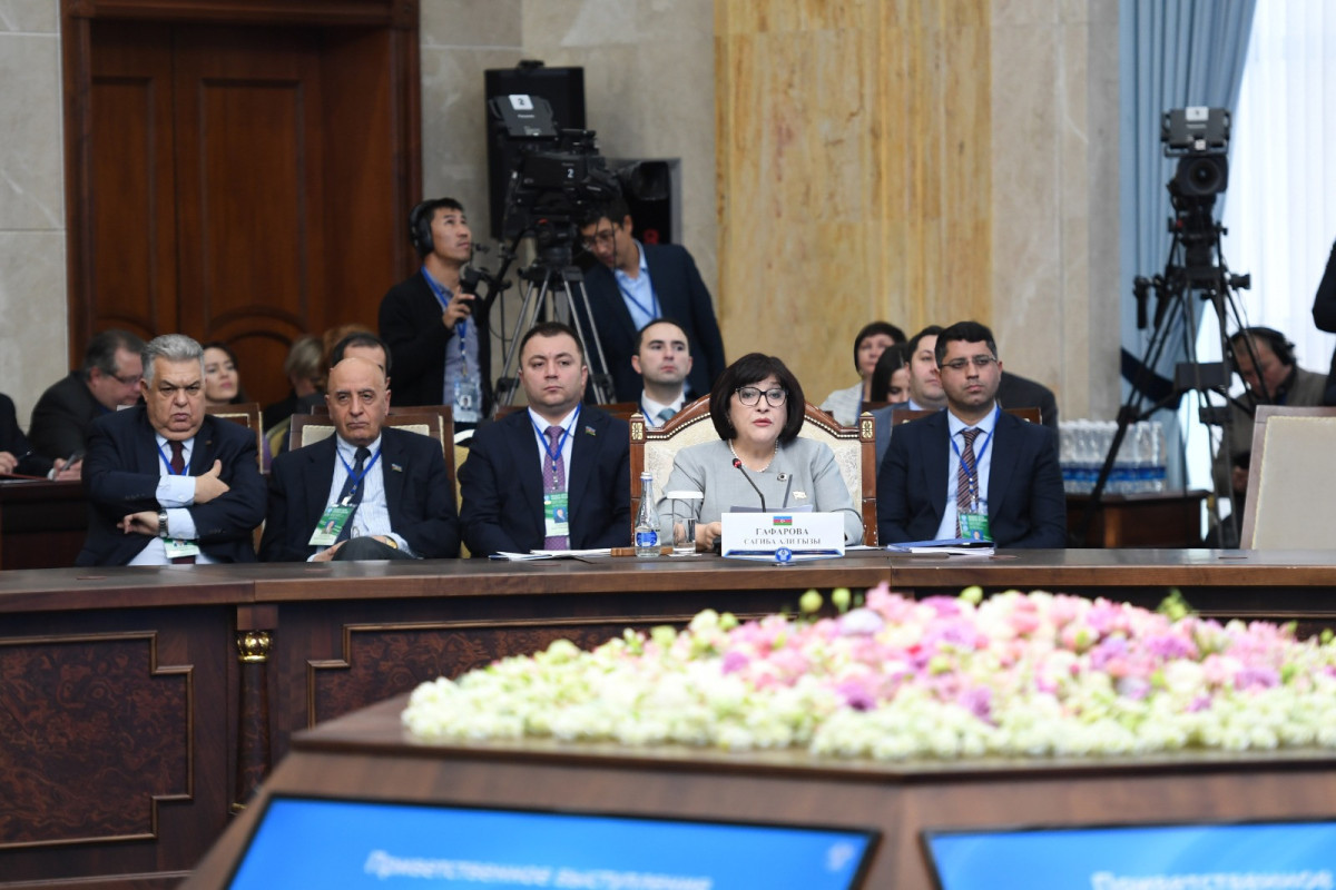 Спикер Милли Меджлиса вновь разоблачила ложь армянской стороны на пленарном заседании МПА СНГ-ВИДЕО 