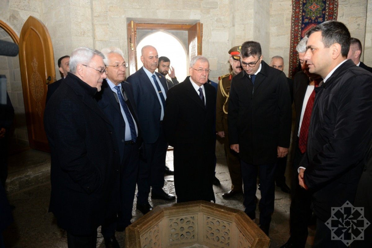 Президент Ирака побывал в Ичеришехер - ФОТО 