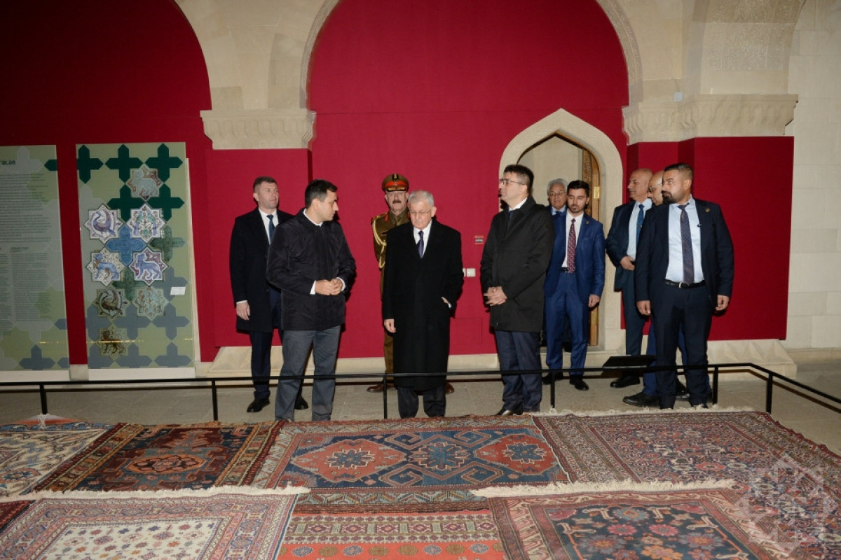 Президент Ирака побывал в Ичеришехер - ФОТО 