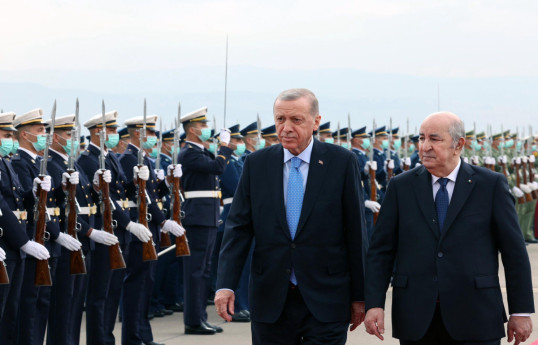 Эрдоган встретился с президентом Алжира