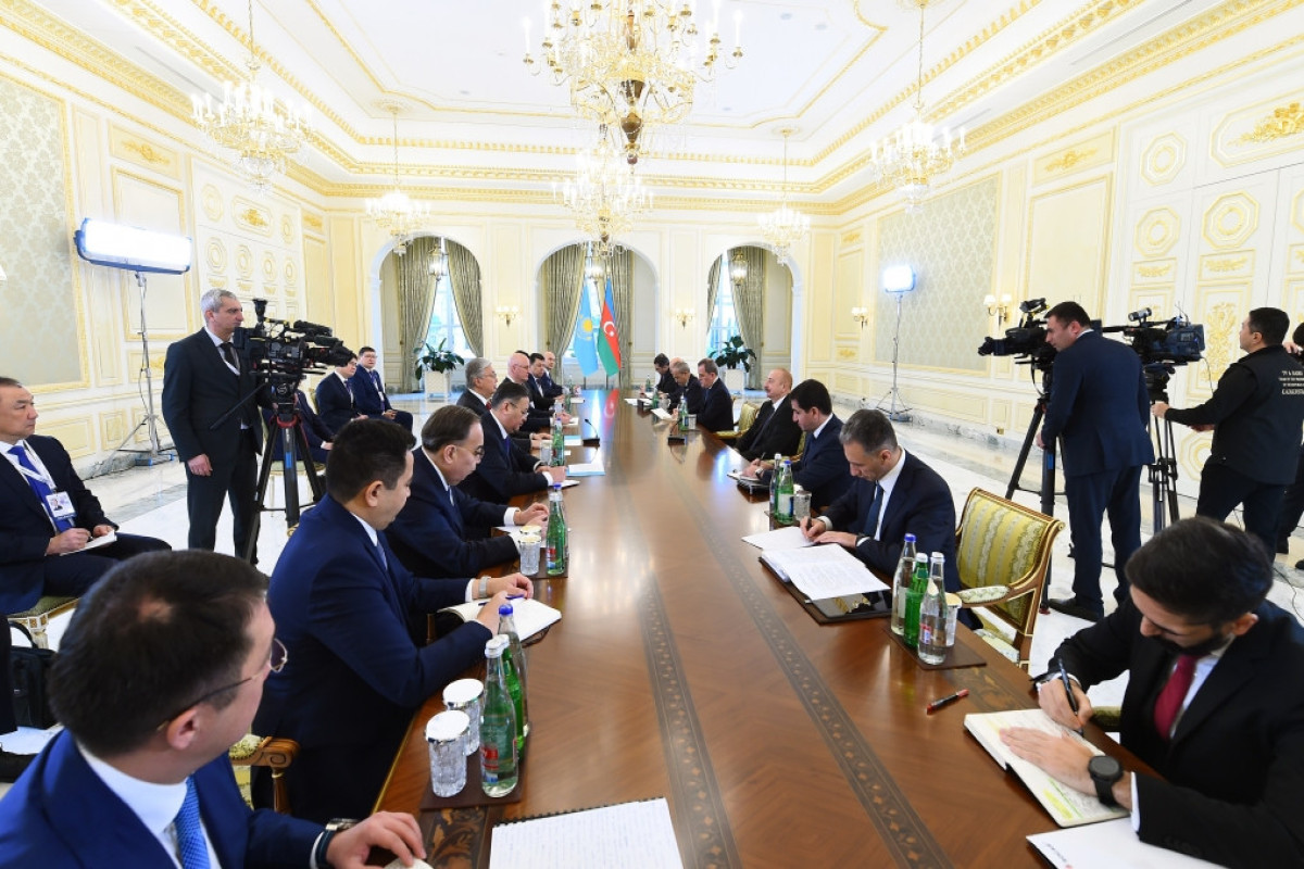 Состоялась встреча президентов Азербайджана и Казахстана-ОБНОВЛЕНО 