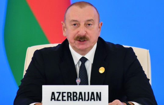 Президент Ильхам Алиев