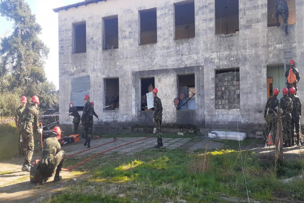 В войсках ГО МЧС Азербайджана проведены тактико-специальные учения