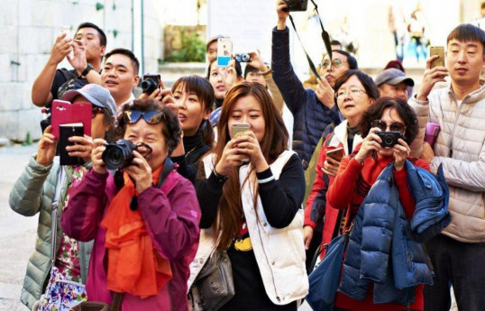 Увеличилось число посещающих Азербайджан граждан Китая и Южной Кореи