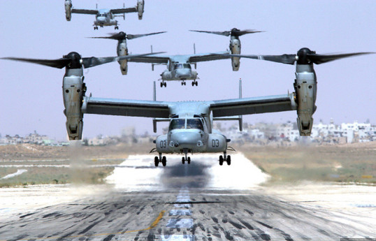 Япония потребовала от США убедиться в безопасности конвертопланов Osprey
