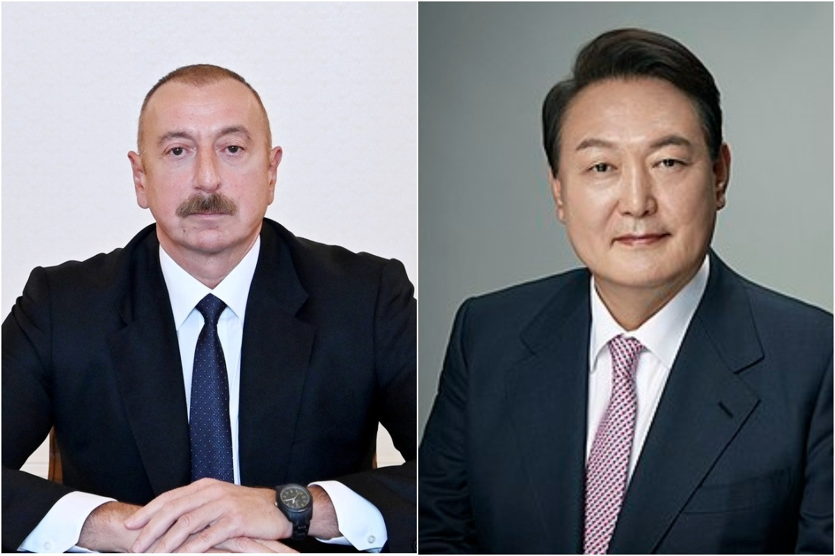 Лидер Азербайджана направил поздравительное письмо президенту Республики Корея