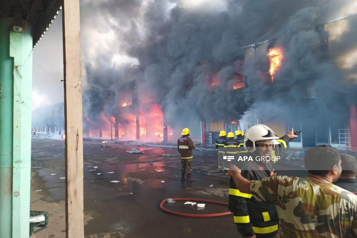 Пожар на рынке в южном регионе Азербайджана потушен - ОБНОВЛЕНО-2-ФОТО-ВИДЕО 