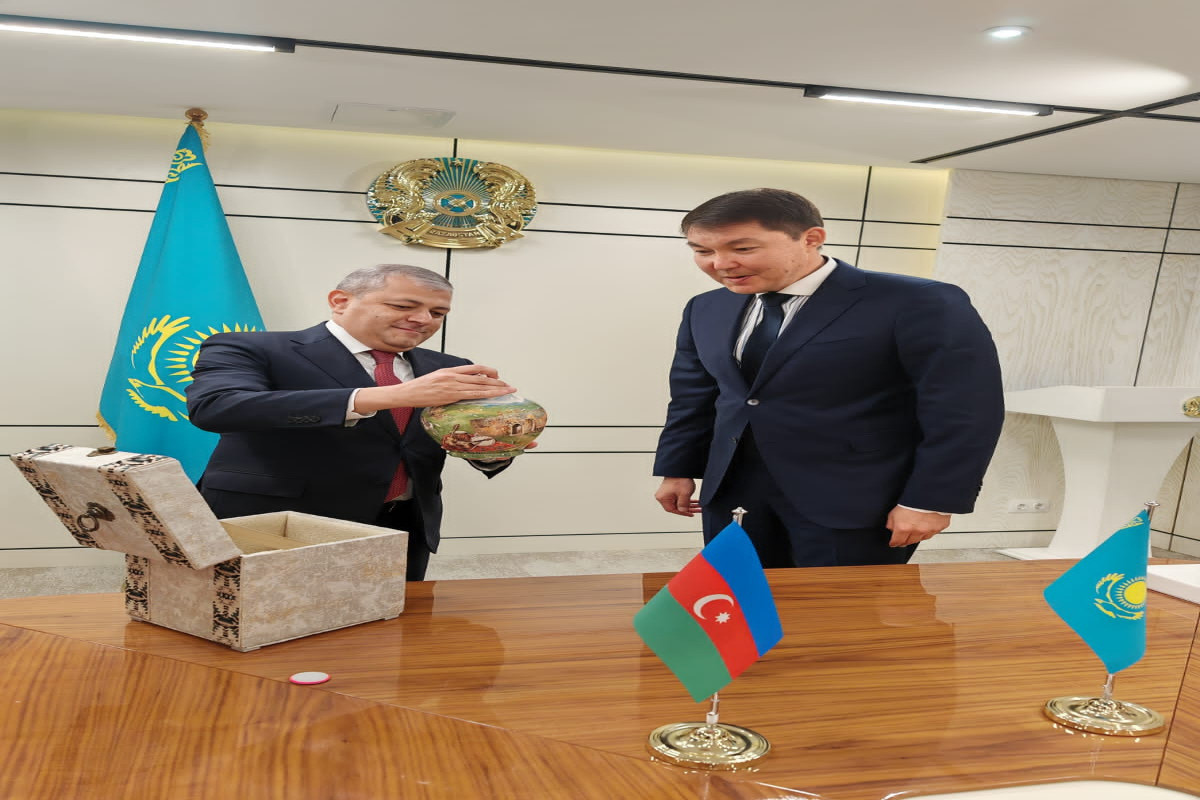 Спецпредставитель Президента Азербайджана Айдын Керимов провел ряд встреч в Казахстане в связи с «Днями города Шуша»
