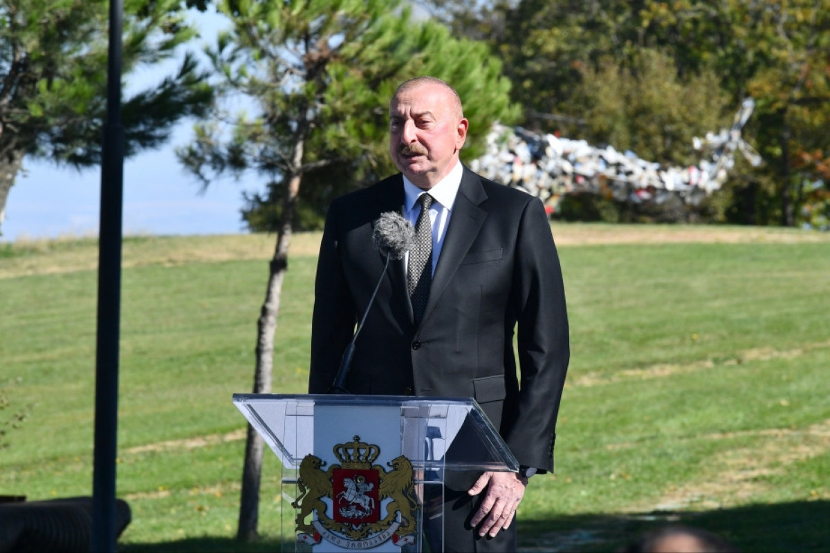 Президент Ильхам Алиев: Как два лидера мы укрепляем дружественные и братские отношения между Азербайджаном и Грузией