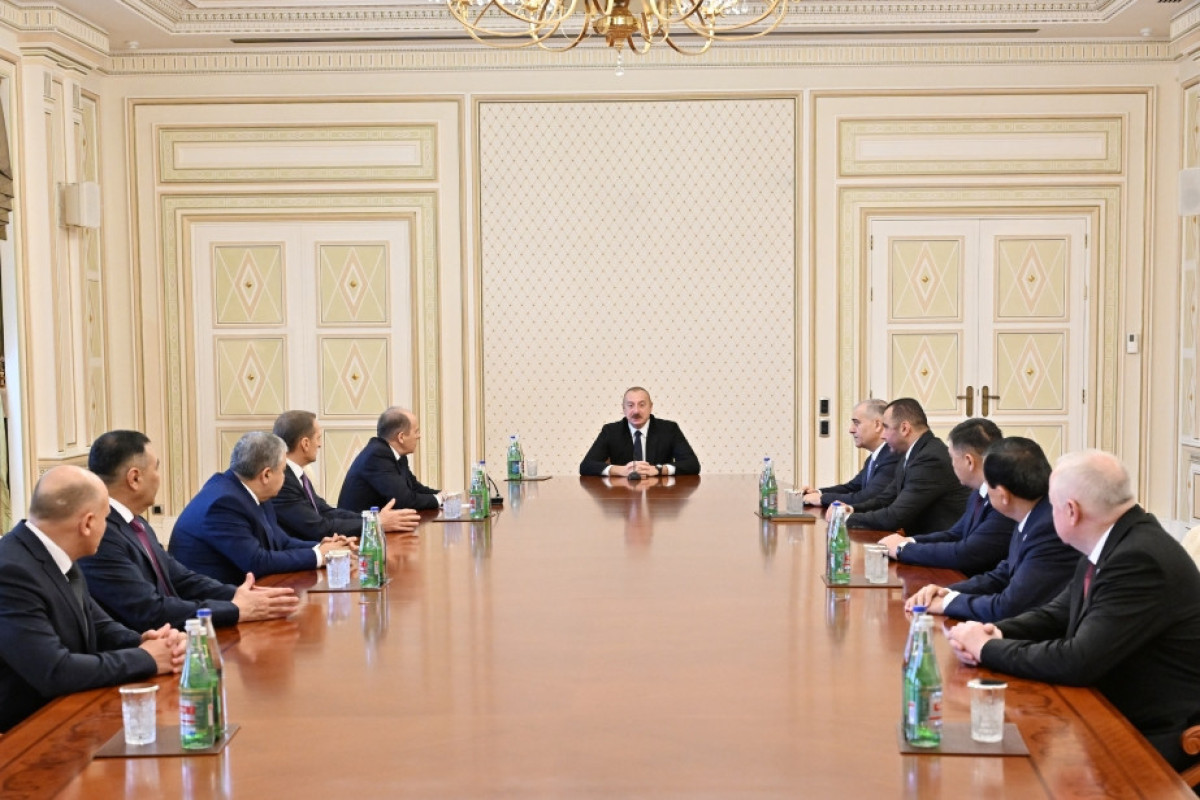 Президент Азербайджана принял руководителей органов безопасности и спецслужб стран-членов СНГ -ОБНОВЛЕНО 