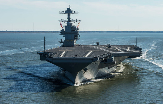 Авианосец ВМФ США прибыл в восточную часть Средиземного моря