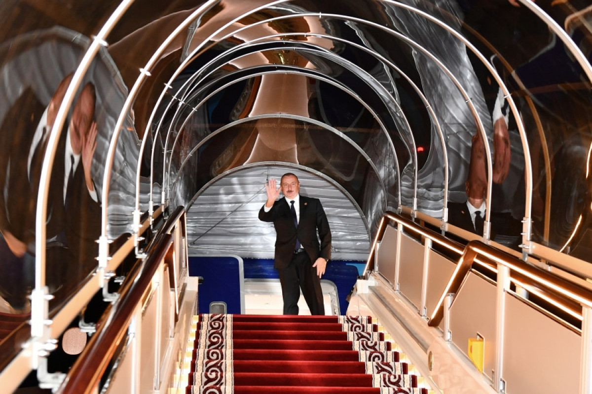 Завершился визит Президента Азербайджана в Кыргызстан-ФОТО 