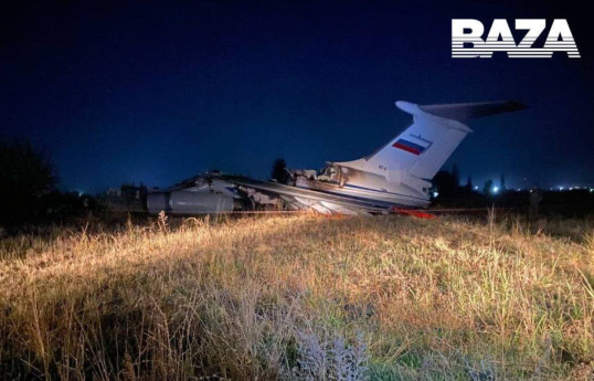 В Таджикистане при взлете загорелся российский самолет