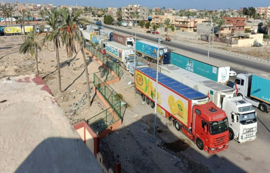Из Египта в Газу начала поступать  гуманитарная помощь