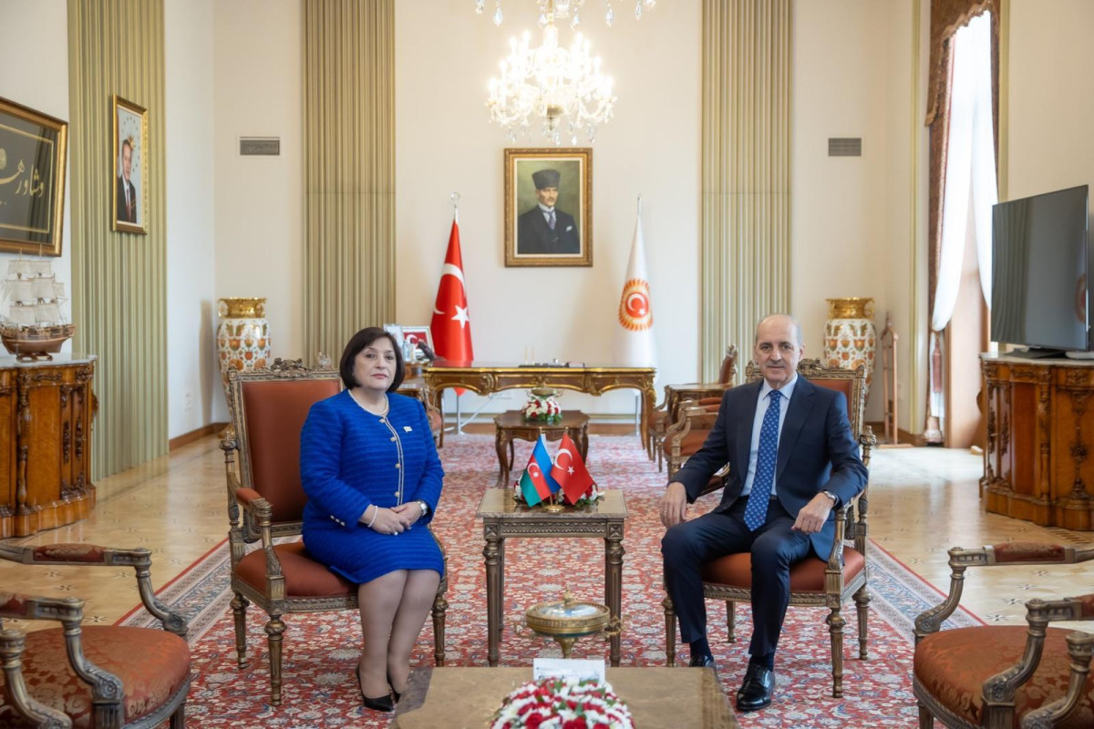 Нуман Куртулмуш встретился со спикером азербайджанского парламента