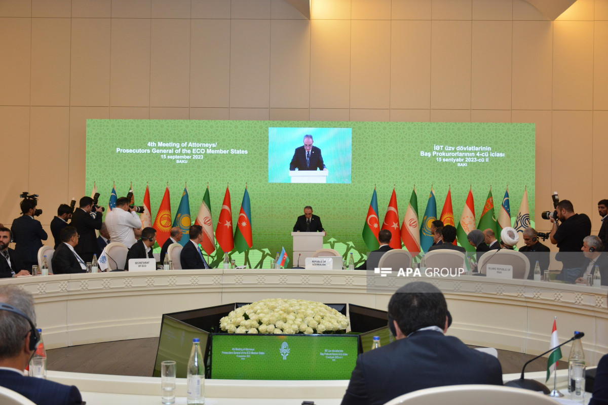 В Баку состоялось 4-е заседание генеральных прокуроров государств ОЭС-ОБНОВЛЕНО 