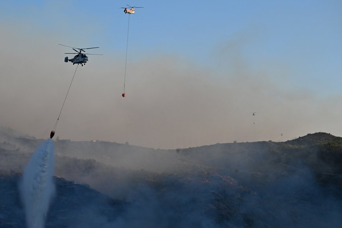 В Турции разбился вертолет, участвовавший в операции по тушению лесных пожаров