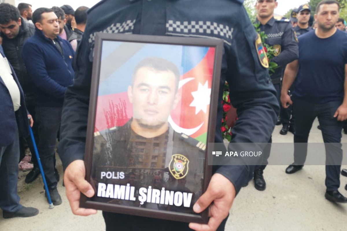 В Сумгайыте похоронен полицейский, погибший в результате минного террора в Ходжавенде- ВИДЕО-ОБНОВЛЕНО 