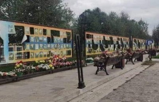 В Ханкенди убирают фотографии сепаратистов, уничтоженных азербайджанской армией в ходе Отечественной войны - ВИДЕО 