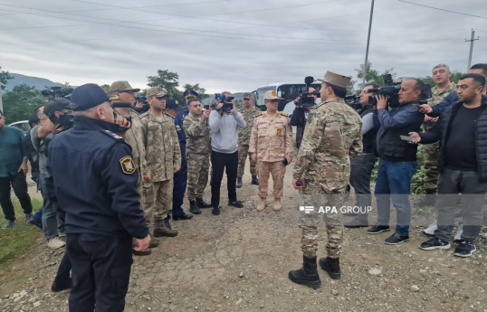 Находящиеся в Шуше иностранные военные атташе осмотрели территории, освобожденные в ходе антитеррористических мероприятий-ФОТО-ОБНОВЛЕНО 