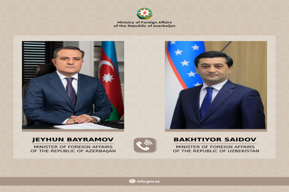 Джейхун Байрамов выразил соболезнования узбекскому коллеге в связи со взрывом в Ташкенте