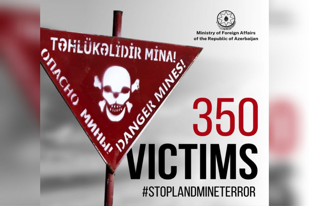 МИД Азербайджана: После Отечественной войны жертвами мин стали 350 человек