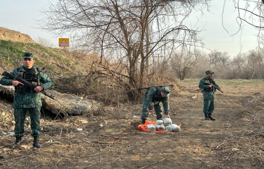 В прошлом месяце на госгранице Азербайджана была задержана контрабанда на 1 млн. манатов