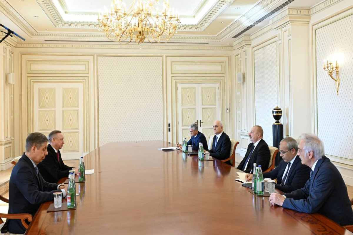Президент Азербайджана принял губернатора Санкт-Петербурга-ОБНОВЛЕНО 