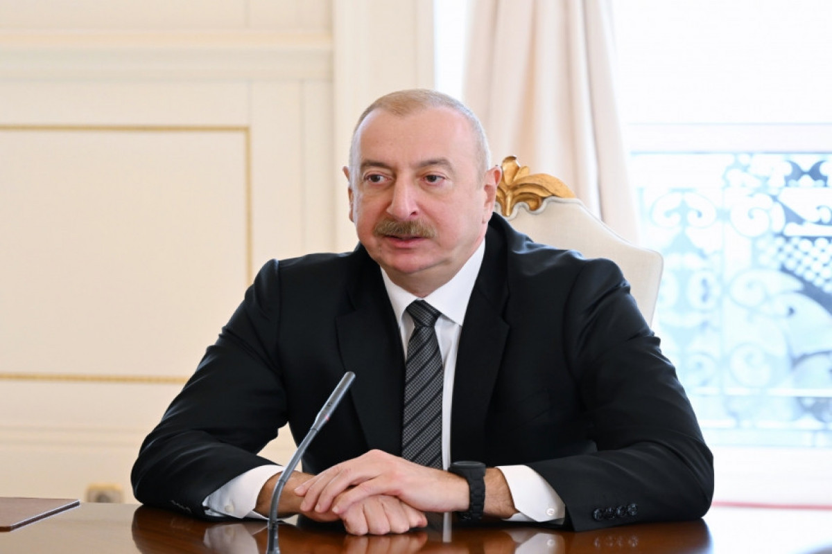 Президент Ильхам Алиев