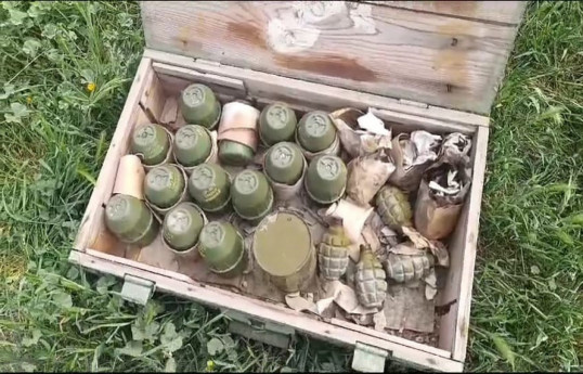 В Джабраиле обнаружены 23 гранаты - ФОТО-ВИДЕО 