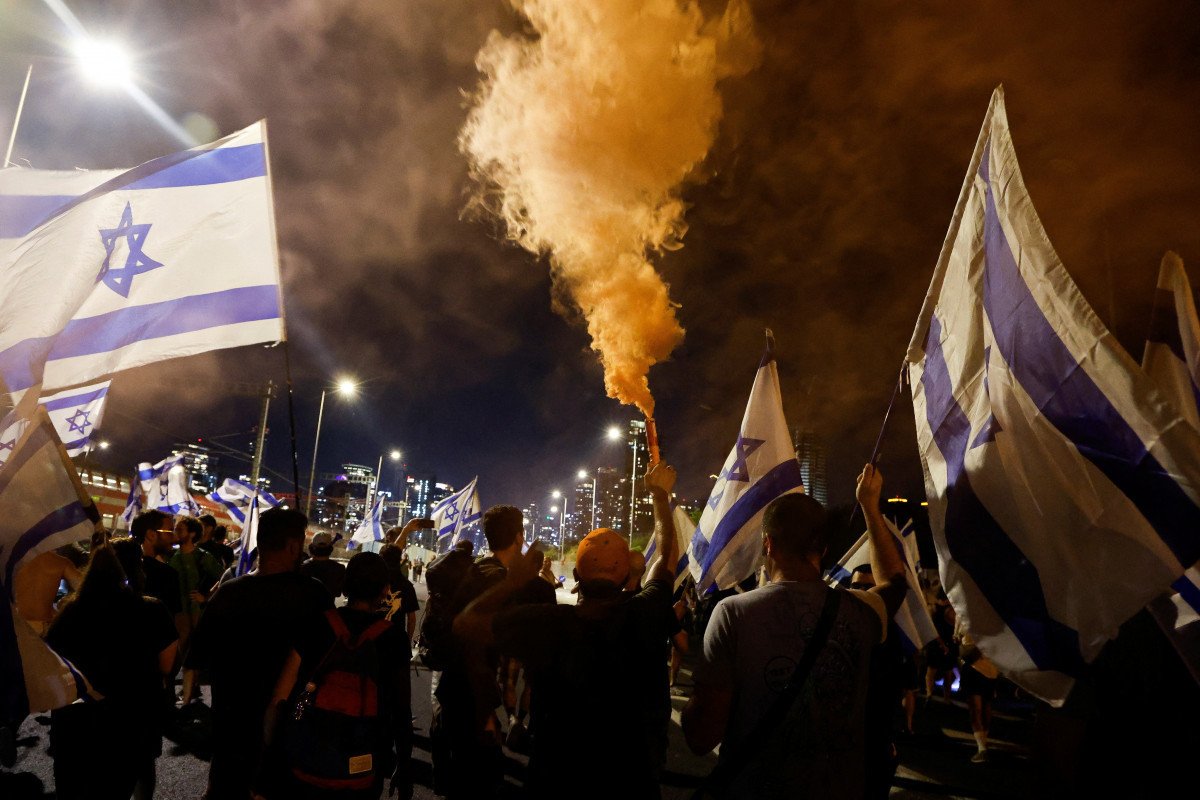 В Израиле прошла акция с требованием проведения внеочередных выборов