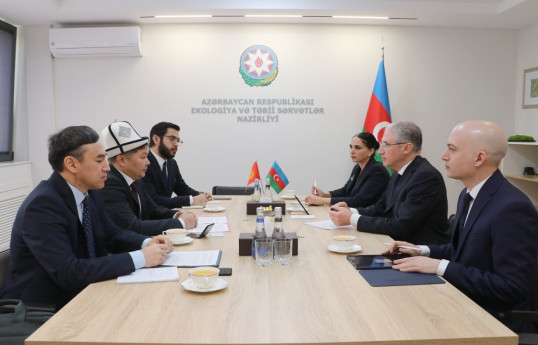 Глава Минэкологии Азербайджана обсудил с послом Кыргызстана подготовку к COP29