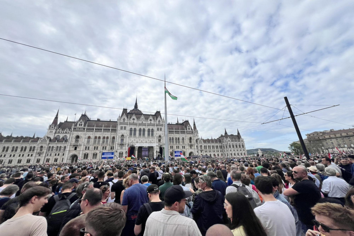 В Будапеште прошла масштабная акция протеста против правительства Орбана