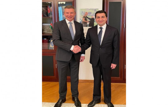 Помощник Президента Азербайджана принял посла Украины