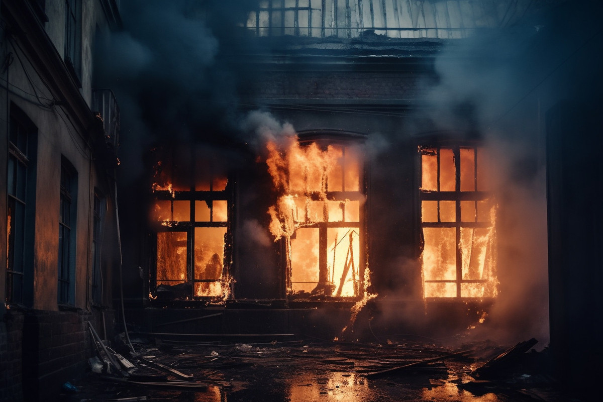 В России при пожаре в доме погибли шесть человек, в том числе четыре ребенка