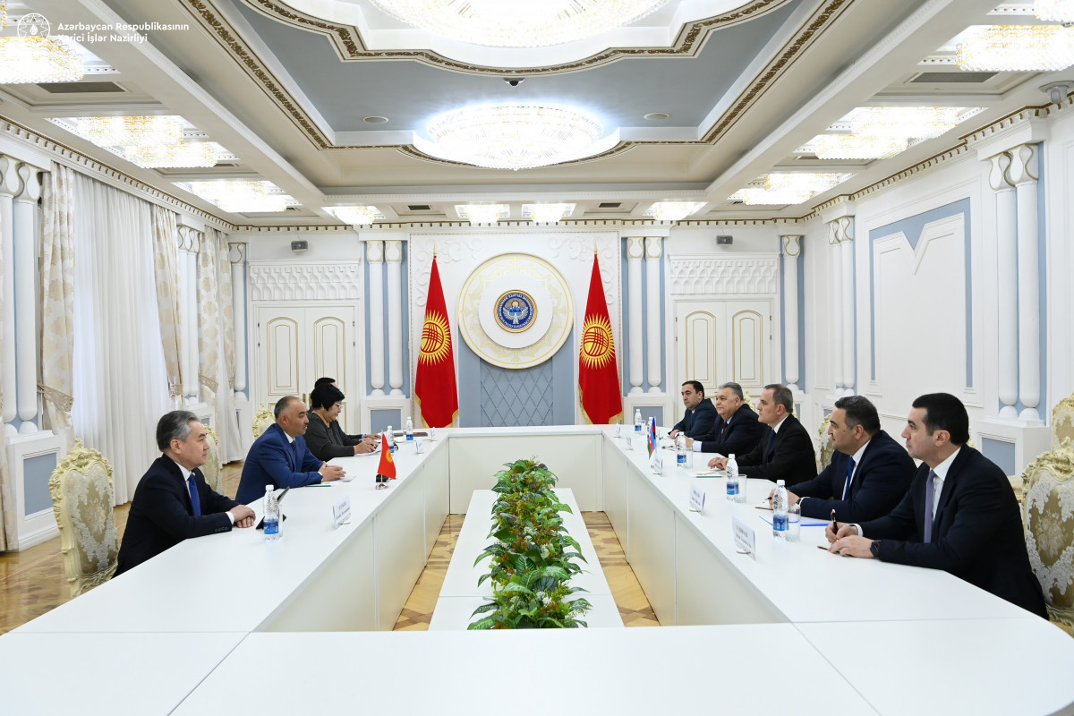 Глава МИД Азербайджана встретился с председателем парламента Кыргызстана