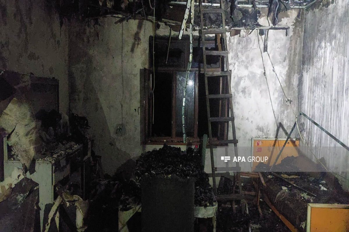 Пожар в частном доме в Гяндже потушен-ФОТО -ОБНОВЛЕНО 