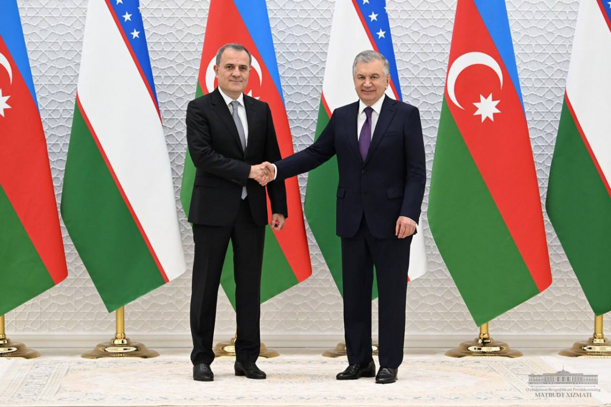 Джейхун Байрамов обсудил с президентом Узбекистана повестку двустороннего сотрудничества-ОБНОВЛЕНО 