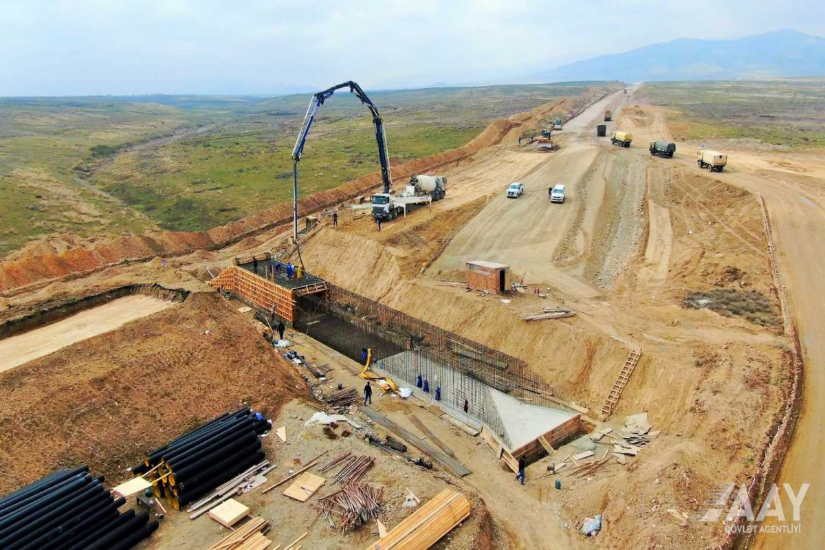 В Азербайджане начато строительство автомобильной дороги в Аскеран-ФОТО-ВИДЕО