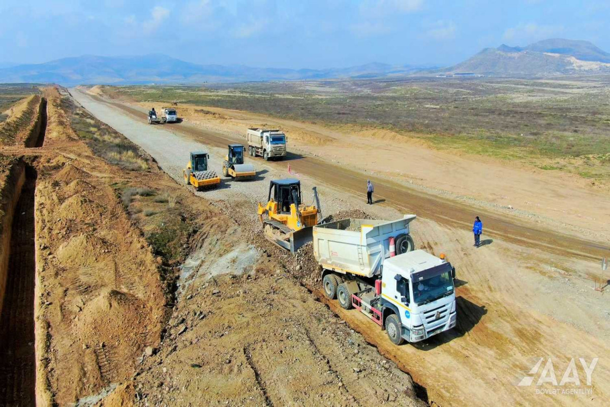 В Азербайджане начато строительство автомобильной дороги в Аскеран-ФОТО -ВИДЕО 