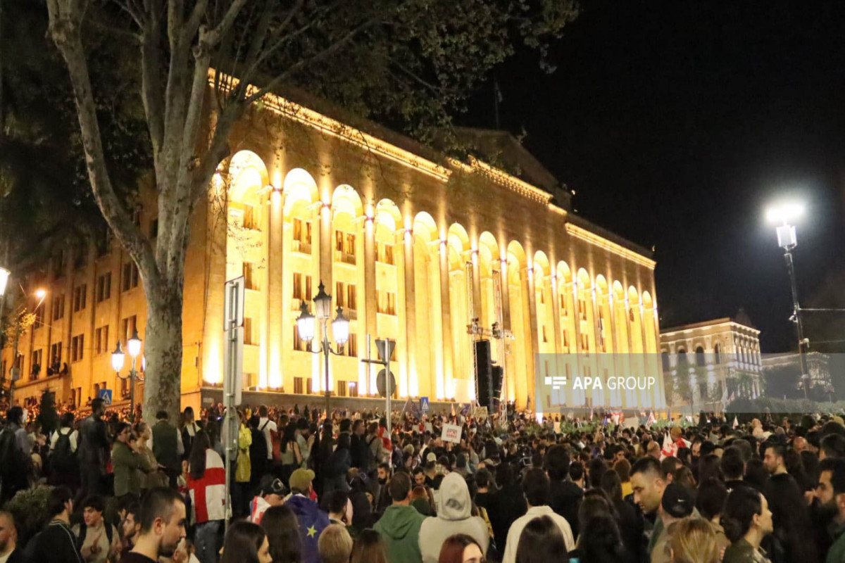 В Грузии протестующие направились к Дому правительства, есть задержанные-ФОТО -ОБНОВЛЕНО 