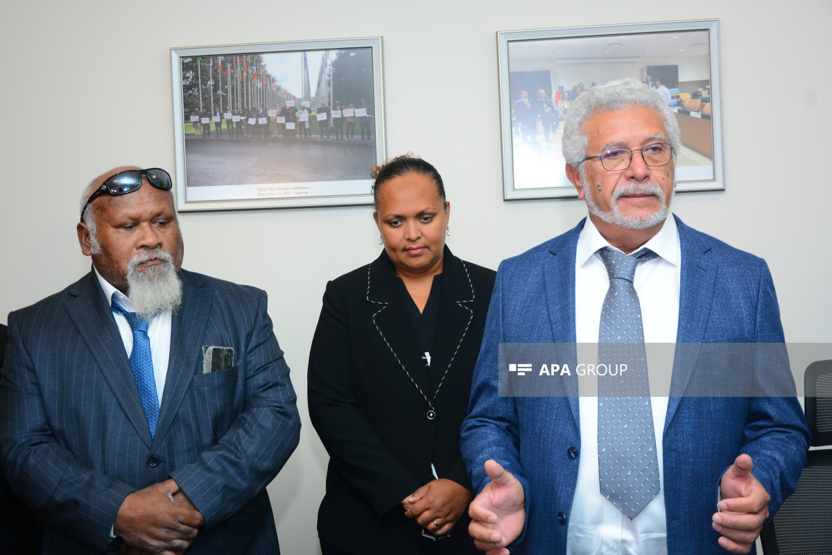 Директор Бакинской инициативной группы встретился с делегацией Конгресса Новой Каледонии-ФОТО