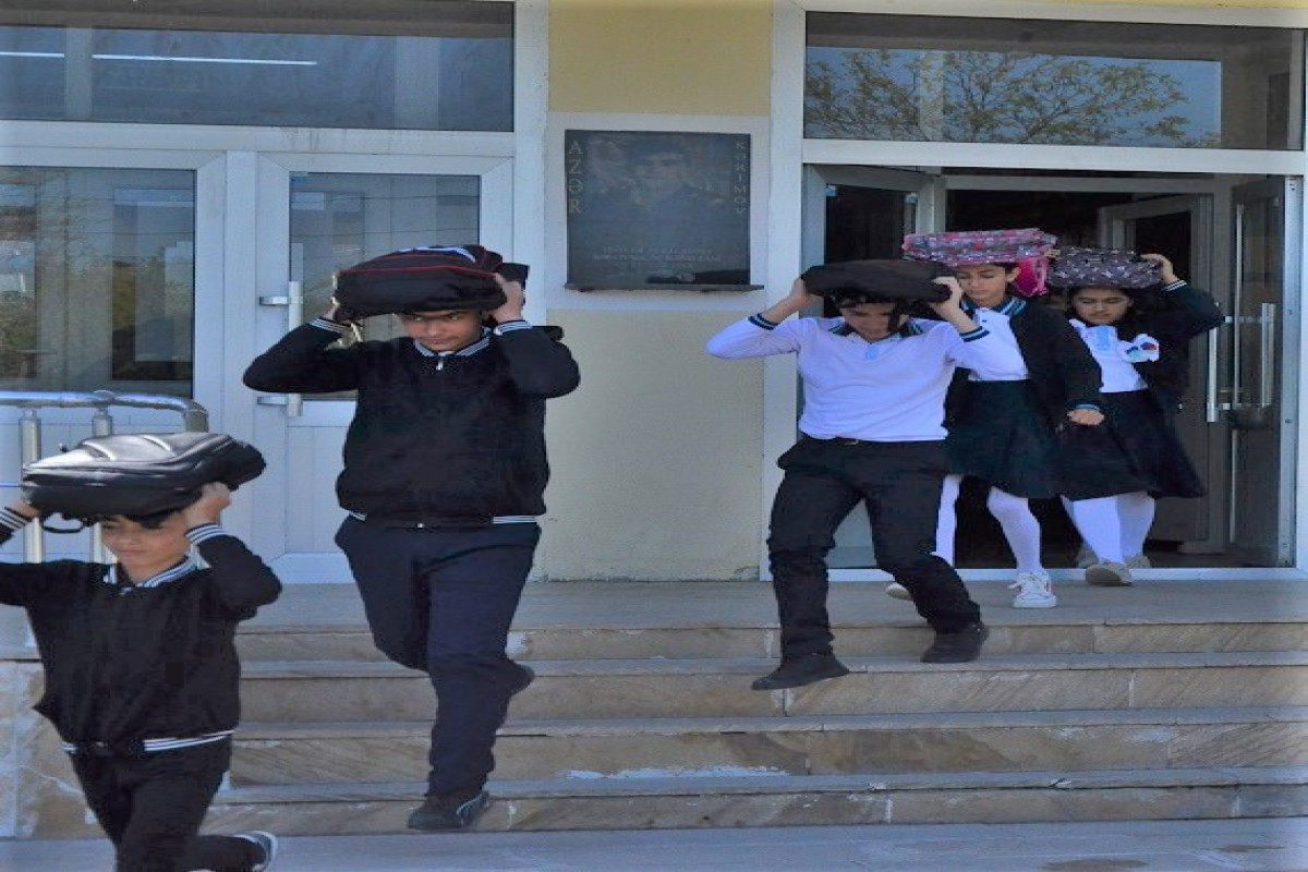 Карабахский региональный центр МЧС Азербайджана провел учения по гражданской обороне
