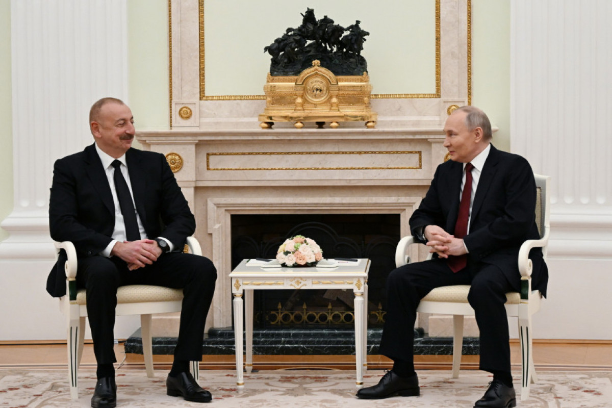 Президент Азербайджана: Мы очень довольны тем, как развиваются наши связи с Россией