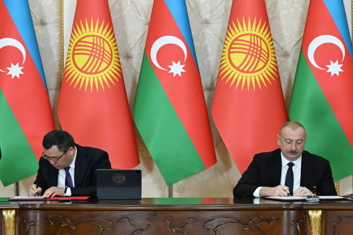 Подписаны азербайджано-кыргызские документы - ОБНОВЛЕНО-2 