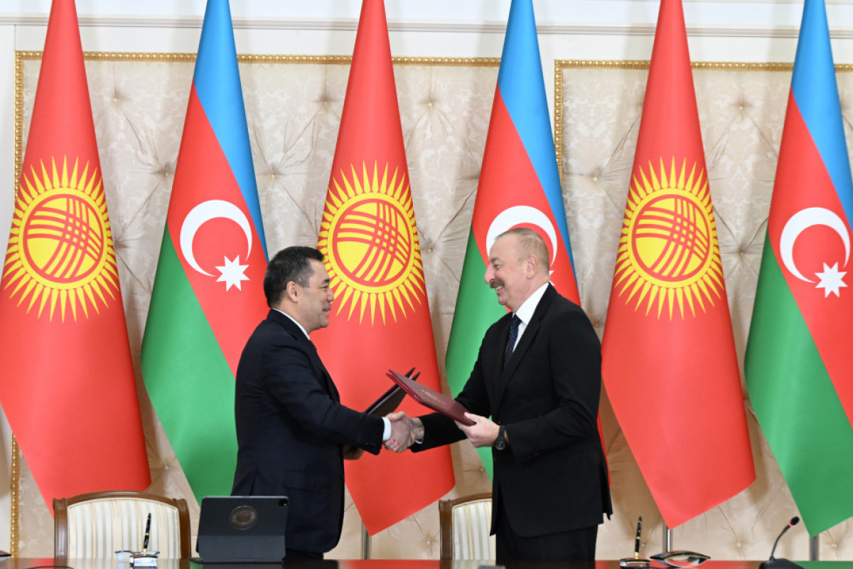 Подписаны азербайджано-кыргызские документы - ОБНОВЛЕНО-2