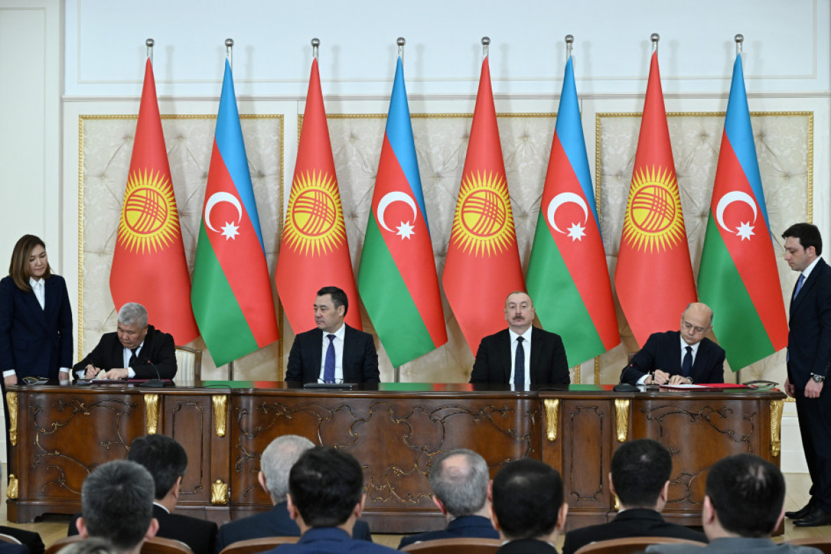 Подписаны азербайджано-кыргызские документы - ОБНОВЛЕНО-2 