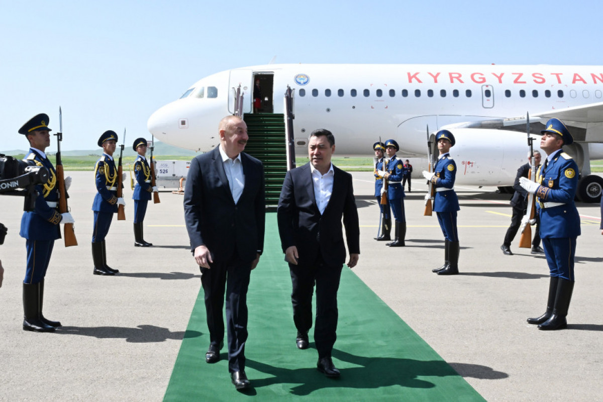 Президент Кыргызстана Садыр Жапаров прибыл в Физулинский район Азербайджана