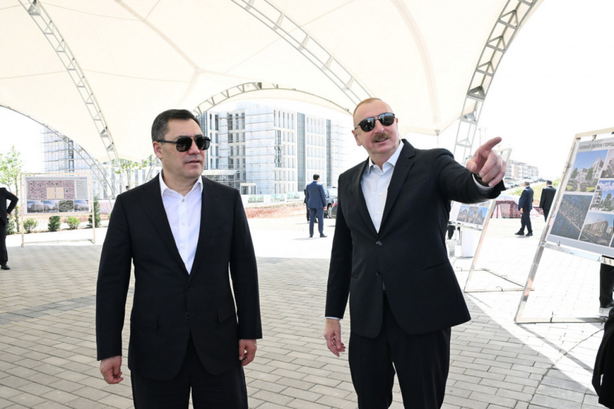 Президенты Азербайджана и Кыргызстана посетили город Агдам - ОБНОВЛЕНО 